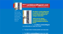 Desktop Screenshot of lockdownmagnet.com